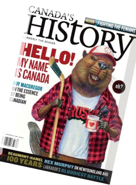 Canada’s History – June-July 2016 Cover