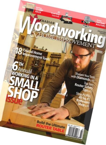Canadian Woodworking & Home Improvement – N 102, June-July 2016 Cover