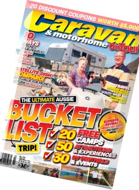 Caravan and Motorhome On Tour – Issue 231, 2016 Cover