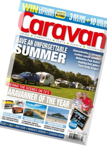 Caravan Magazine – July 2016 Cover