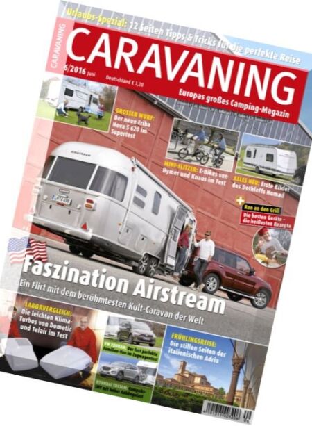 Caravaning – Juni 2016 Cover