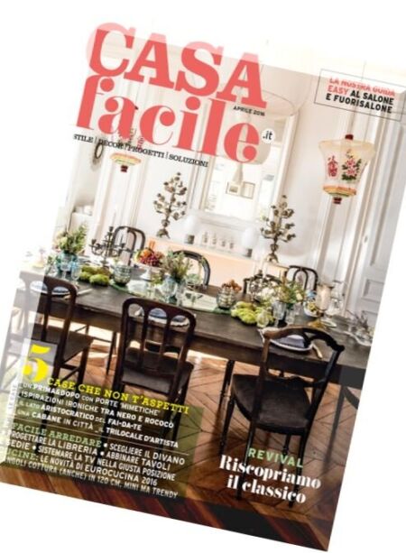 CasaFacile – Aprile 2016 Cover