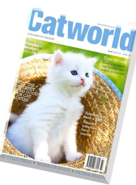 Cat World – July 2016 Cover