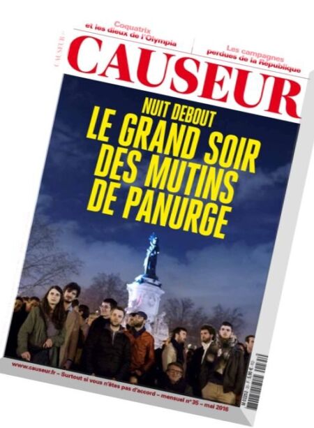 Causeur – Mai 2016 Cover