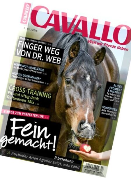 Cavallo – Juli 2016 Cover