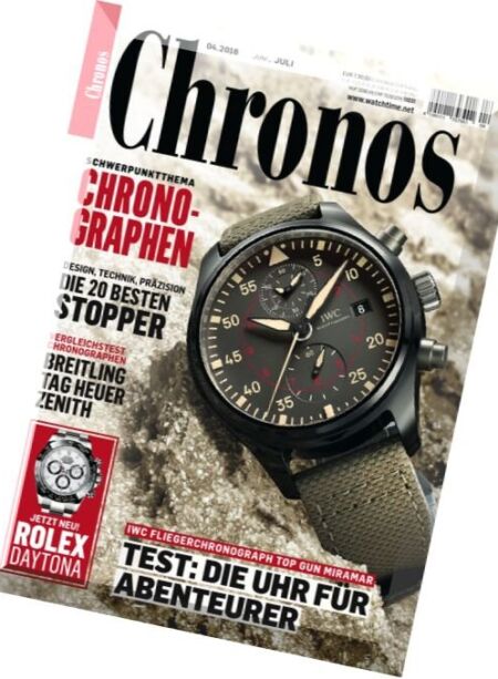 Chronos Uhrenmagazin – Juni-Juli 2016 Cover