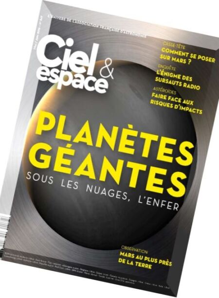 Ciel & Espace – Mai-Juin 2016 Cover