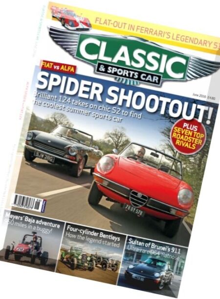 Classic & Sports Car UK – June 2016 Cover