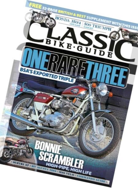 Classic Bike Guide – May 2016 Cover