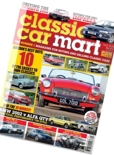 Classic Car Mart – May 2016 Cover