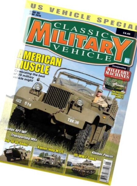 Classic Military Vehicle – June 2016 Cover