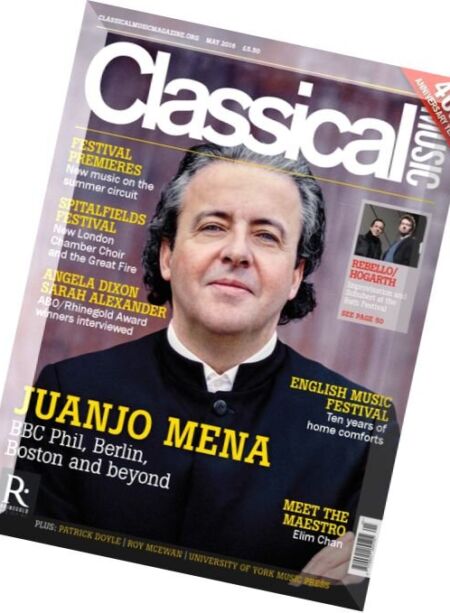 Classical Music – May 2016 Cover