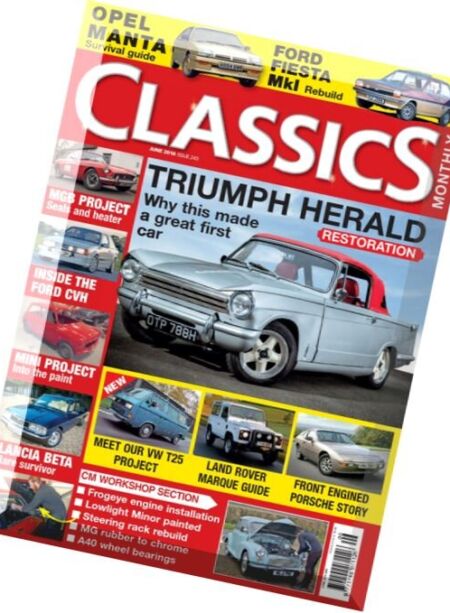 Classics Monthly – June 2016 Cover