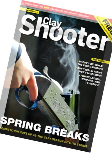 Clay Shooter – June 2016 Cover