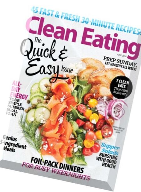 Clean Eating – June 2016 Cover