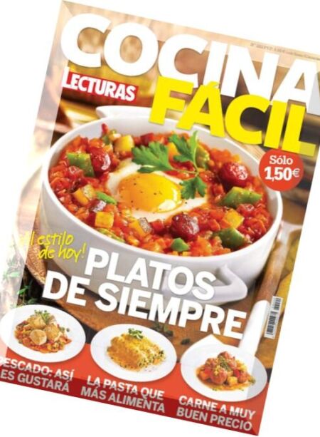 Cocina Facil – Junio 2016 Cover