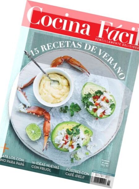 Cocina Facil Mexico – Junio 2016 Cover