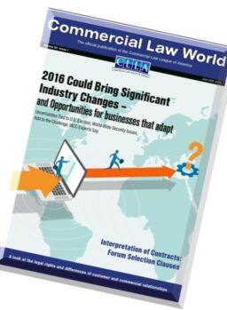 Commercial Law World – Issue 1, 2016