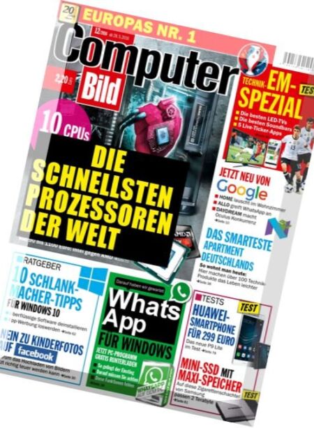Computer Bild – Nr.12, 2016 Cover