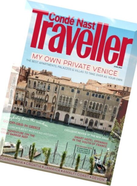 Conde Nast Traveller UK – June 2016 Cover