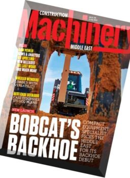 Construction Machinery Middle East – June 2016