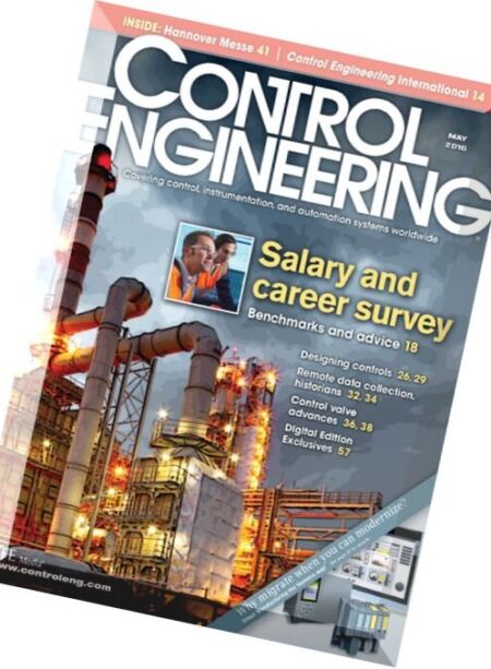 Control Engineering – May 2016 Cover