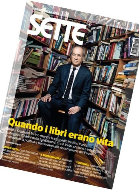 Corriere della Sera Sette – 6 Maggio 2016 Cover