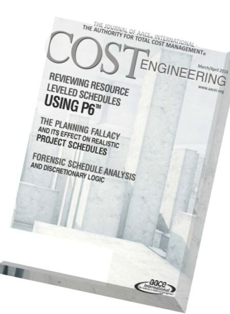 Cost Engineering – March-April 2016 Cover