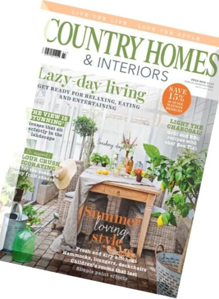 Country Homes & Interiors – July 2016 Cover