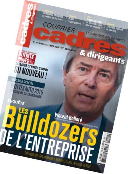 Courrier Cadres – Mai 2016 Cover