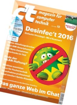 c’t Magazin – N 12, 28 Mai 2016