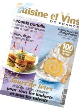 Cuisine et Vins de France – Decembre 2014 – Janvier 2015