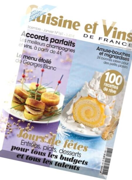 Cuisine et Vins de France – Decembre 2014 – Janvier 2015 Cover