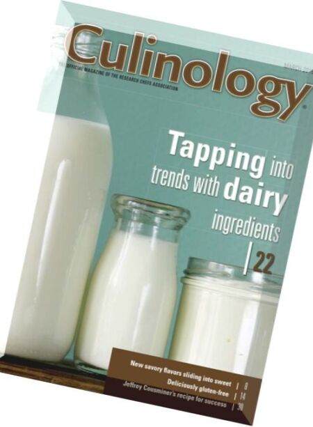 Culinology – March 2016 Cover