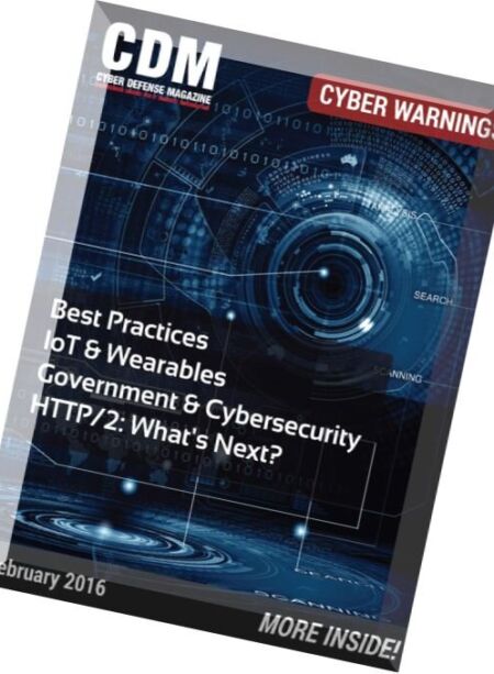 Cyber Defense Magazine – February 2016 Cover
