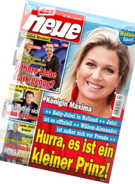 das neue – 14 Mai 2016 Cover