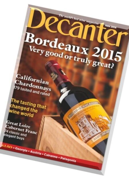 Decanter – June 2016 Cover