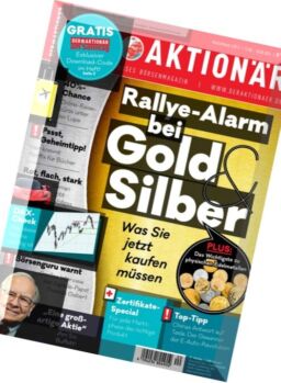 Der Aktionar Magazin – N 20, 11 Mai 2016