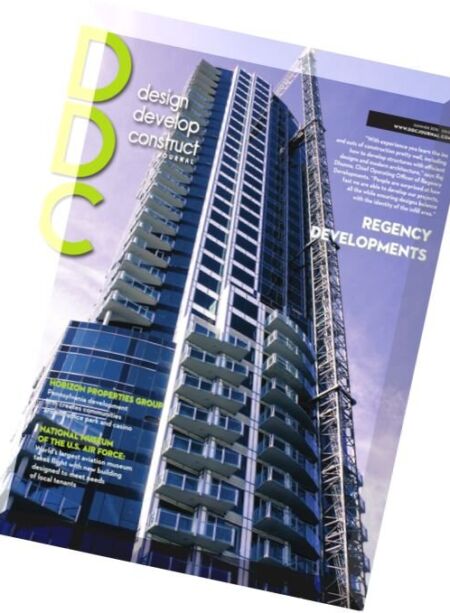 Design Develop Construct Journal – Summer 2015 Cover