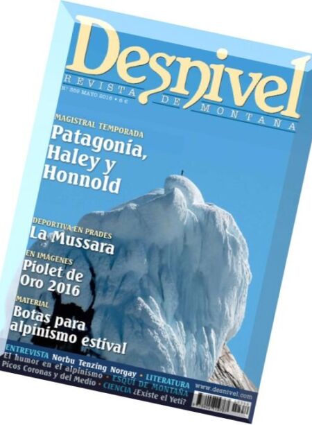Desnivel – Mayo 2016 Cover