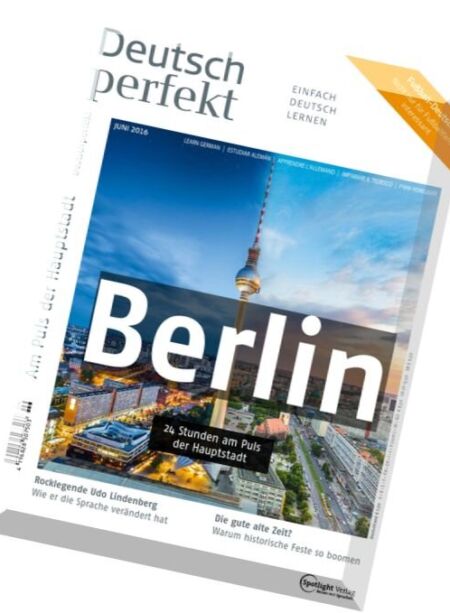 Deutsch Perfekt – Juni 2016 Cover