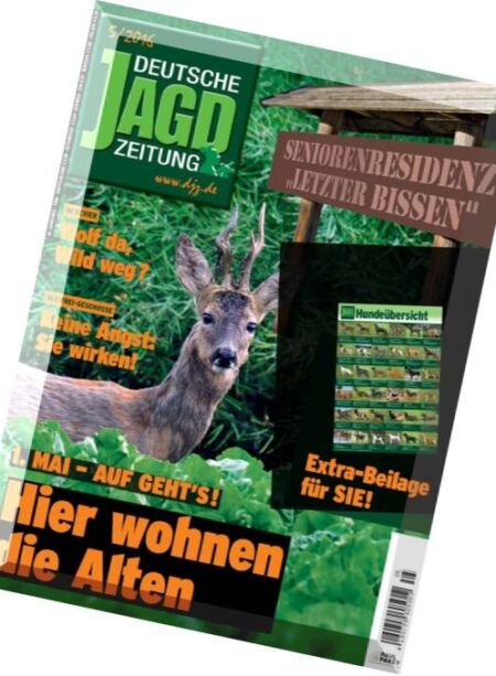 Deutsche Jagdzeitung – Mai 2016 Cover