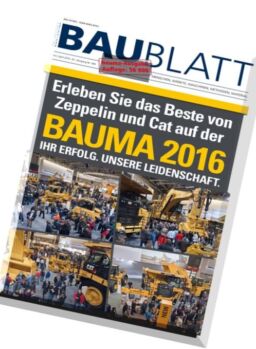 Deutsches Baublatt – Marz-April 2016