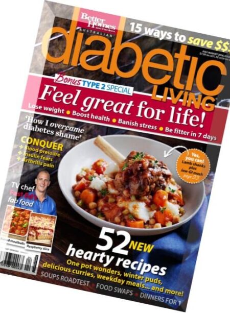 Diabetic Living Australia – July-August 2016 Cover