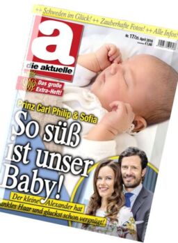 die aktuelle – 25 April 2016
