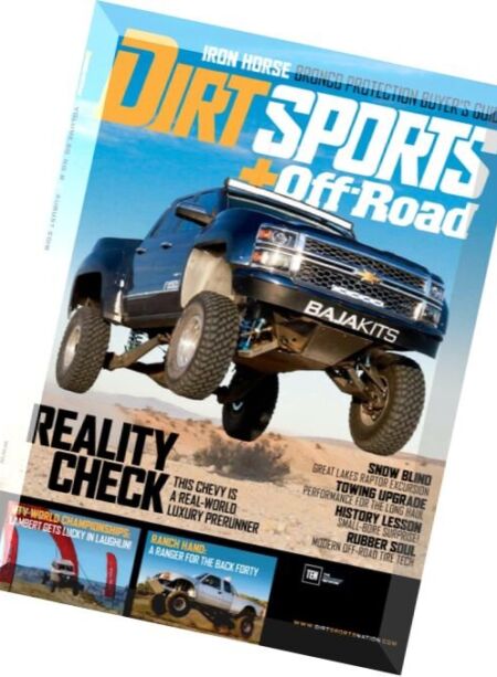 Dirt Sports + Off-road – August 2016 Cover