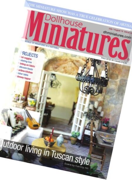 Dollhouse Miniatures – July-August 2016 Cover