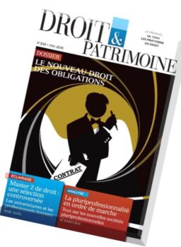 Droit & Patrimoine – Mai 2016