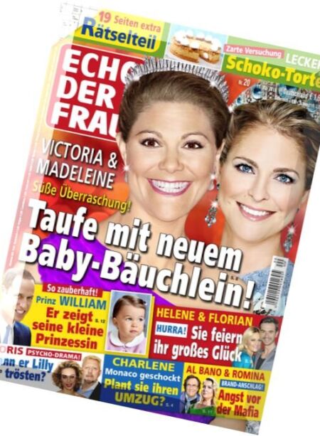 Echo der Frau – 11 Mai 2016 Cover