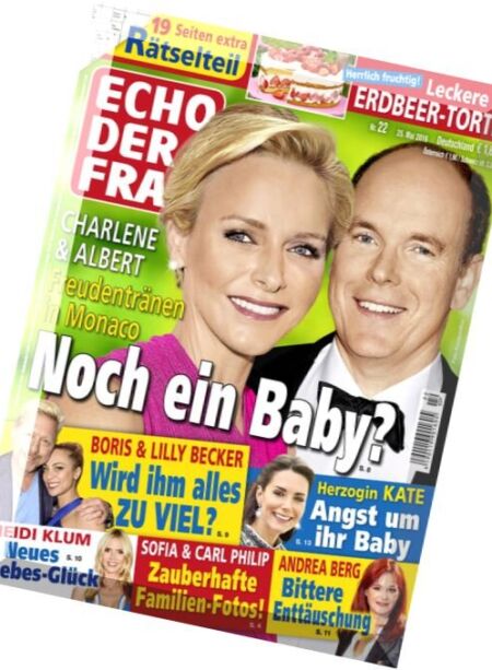 Echo der Frau – 25 Mai 2016 Cover